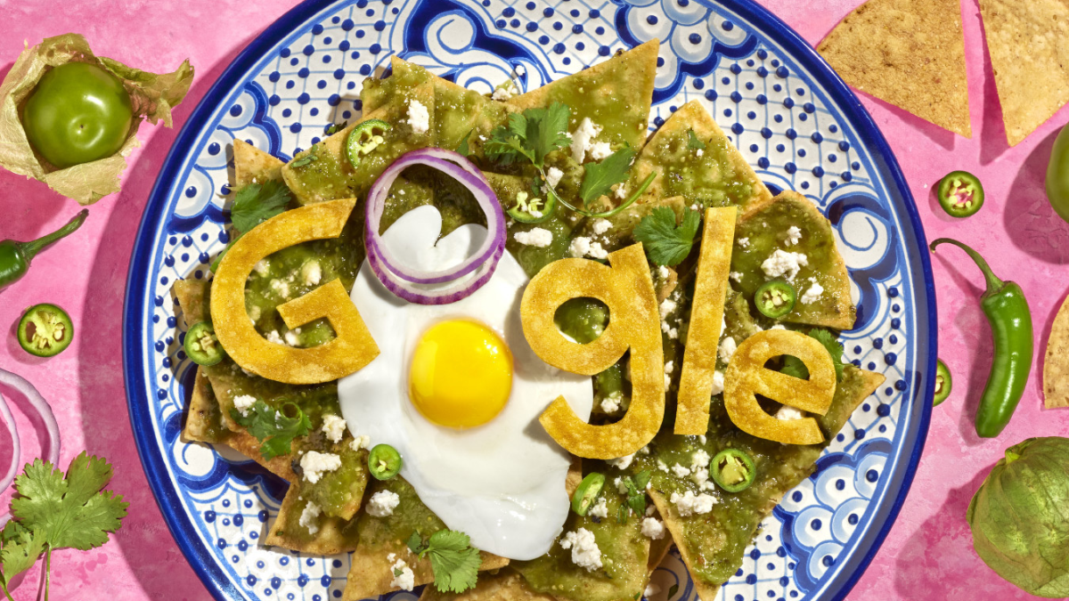 Chilaquiles doodle by Google
